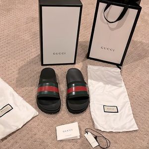 Gucci Men’s Sandals. New. Size 10.